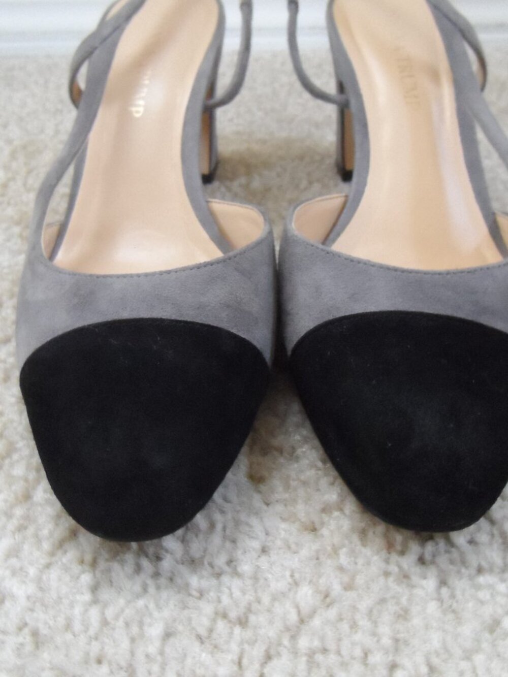 Ivanka Trump - two tone suede Block Heels size 8 - Picture 10 of 12